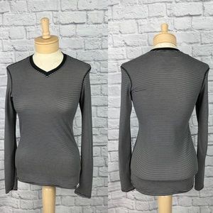 Patagonia Polartec Lightweight Layer Stripe Long Sleeve Size S